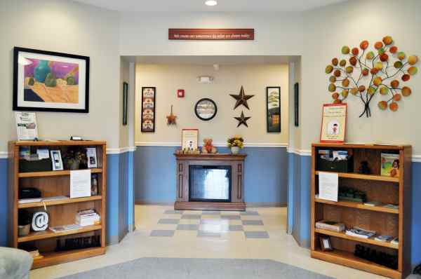 Lobby of Pride and Joy Child Care, sole tenant of Building F
