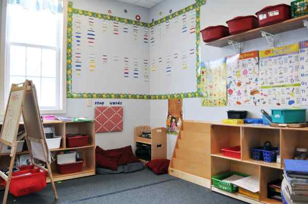 Classroom at Pride and Joy Child Care, located in Building F